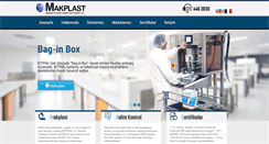 Desktop Screenshot of makplast.com.tr