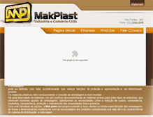 Tablet Screenshot of makplast.com.br